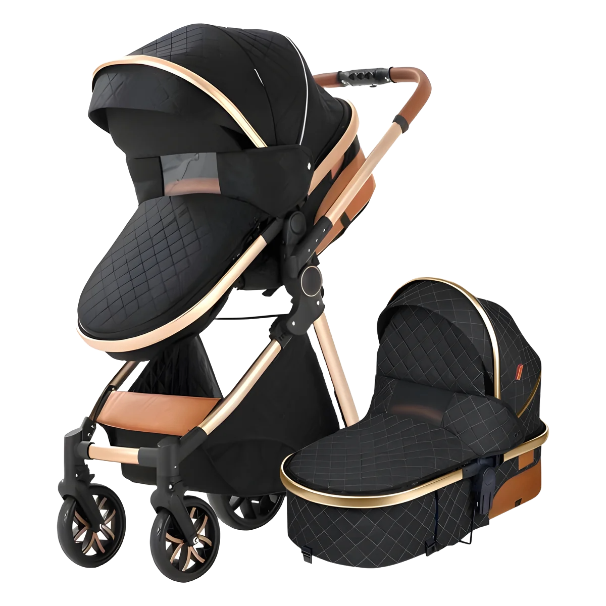 The Navigator: EveryStage 2-in-1 Luxury Baby Stroller